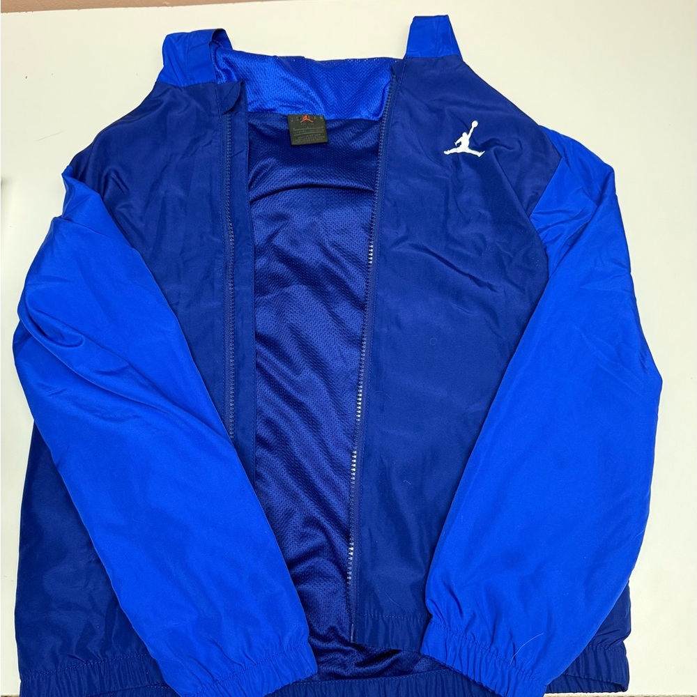 Jordan Royal Blue Windbreaker Jacket - Youth Medium